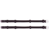 BR Montants Boucle Aveugle et Ronde la Paire Noir/Argent BR Montants Boucle Aveugle et Ronde la Paire Noir/Argent
