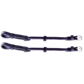 BR Montants Rond Cousu Blind la Paire Noir/Argent BR Montants Rond Cousu Blind la Paire Noir/Argent