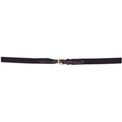 BR Rênes Linge 19mm Boucles Rondes Noir/Or BR Rênes Linge 19mm Boucles Rondes Noir/Or