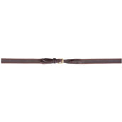 BR Rênes Linge 19mm Antidérapant Fermeture E Marron/or BR Rênes Linge 19mm Antidérapant Fermeture E Marron/or