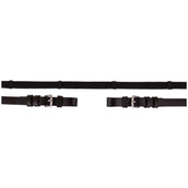Premiere Rênes Chasse Tissu 19mm Fermeture à Boucle Noir Premiere Rênes Chasse Tissu 19mm Fermeture à Boucle Noir