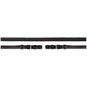 BR Rênes Eventa Pro Grip 16mm Boucle Ronde Noir/Argent BR Rênes Eventa Pro Grip 16mm Boucle Ronde Noir/Argent