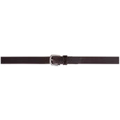 BR Rênes de Dressage Cuir/Caoutchouc Arrêts 16mm Marron BR Rênes de Dressage Cuir/Caoutchouc Arrêts 16mm Marron