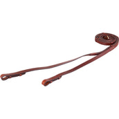 BR Rênes de Dressage Cuir/Caoutchouc Arrêts 16mm Tobacco/gold BR Rênes de Dressage Cuir/Caoutchouc Arrêts 16mm Tobacco/gold
