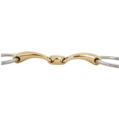 BR Mors de Filet Soft Contact Double Brisure Courbé 16mm BR Mors de Filet Soft Contact Double Brisure Courbé 16mm