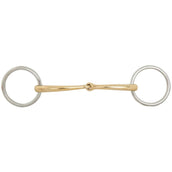 BR Mors de Filet Soft Contact Mors à Anneaux Courbé 10mm BR Mors de Filet Soft Contact Mors à Anneaux Courbé 10mm