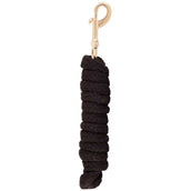 Premiere Laisse Coton Tressé avec Mousqueton de Cuivre Noir Premiere Laisse Coton Tressé avec Mousqueton de Cuivre Noir