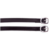 BR Lanières pour Éperons Cuir Boucle Acier Inoxydable Noir BR Lanières pour Éperons Cuir Boucle Acier Inoxydable Noir