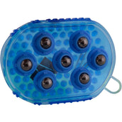 Premiere Brosse de Massage Acier Inoxydable Rouleaux Bleu Premiere Brosse de Massage Acier Inoxydable Rouleaux Bleu