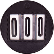 BR Numéros de Dossards Rond Cuir Noir BR Numéros de Dossards Rond Cuir Noir