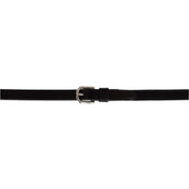BR Rênes Caoutchouc avec Arrêts Noir/Argent BR Rênes Caoutchouc avec Arrêts Noir/Argent