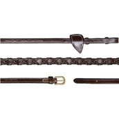 Dyon Rênes 1/2 Tressé Marron Dyon Rênes 1/2 Tressé Marron