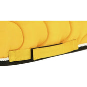 EQUITHÈME Tapis de Selle Polyfun Polyvalent Jaune/Noire EQUITHÈME Tapis de Selle Polyfun Polyvalent Jaune/Noire
