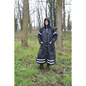 EQUITHÈME Imperméable Ridercoat Noir EQUITHÈME Imperméable Ridercoat Noir