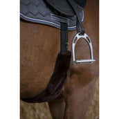 EQUITHÈME Fourrure de Sangle Teddy Marron EQUITHÈME Fourrure de Sangle Teddy Marron