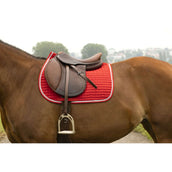 Riding World Tapis de Selle Girly Rouge Riding World Tapis de Selle Girly Rouge