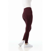 EQUITHÈME Legging d'Équitation Lyly Pull-On Rouge foncé EQUITHÈME Legging d'Équitation Lyly Pull-On Rouge foncé
