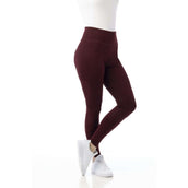 EQUITHÈME Legging d'Équitation Lyly Pull-On Rouge foncé EQUITHÈME Legging d'Équitation Lyly Pull-On Rouge foncé