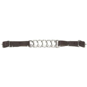 Metalab Gourmette Big Link avec Cuir Havane Metalab Gourmette Big Link avec Cuir Havane