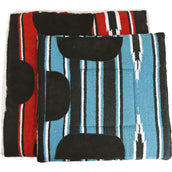 Westride Amortisseur de Selle Navajo Matelassé Turquoise/Noir/Blanc Westride Amortisseur de Selle Navajo Matelassé Turquoise/Noir/Blanc