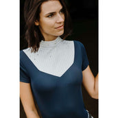 EQUITHÈME T-shirt de Concours Lerma Femme Marin EQUITHÈME T-shirt de Concours Lerma Femme Marin