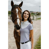 EQUITHÈME T-shirt de Concours Lerma Femme Violet EQUITHÈME T-shirt de Concours Lerma Femme Violet