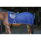 Riding World Couvre-reins Fleece Marin/bleu clair Riding World Couvre-reins Fleece Marin/bleu clair