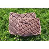 HB Tapis de Selle Sparkling Glitter Sauter Marron HB Tapis de Selle Sparkling Glitter Sauter Marron