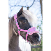 HB Licol Nylon Caveçon Rose HB Licol Nylon Caveçon Rose
