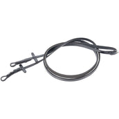 Harry's Horse Rênes Cuir Caoutchouc Doublé Noir Harry's Horse Rênes Cuir Caoutchouc Doublé Noir