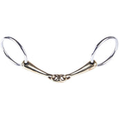 Harry's Horse Mors de Filet Gold Brass Ovale Lien 16mm Harry's Horse Mors de Filet Gold Brass Ovale Lien 16mm