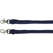 HKM Licol en Corde avec Rênes Bleu Foncé HKM Licol en Corde avec Rênes Bleu Foncé