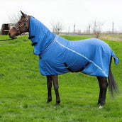 Harry's Horse Couverture Anti-Mouches Mesh Pro Neck Bleu Harry's Horse Couverture Anti-Mouches Mesh Pro Neck Bleu