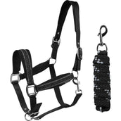 HORKA Ensemble Licol Equestrian Pro Crystals & Pearls Noir HORKA Ensemble Licol Equestrian Pro Crystals & Pearls Noir