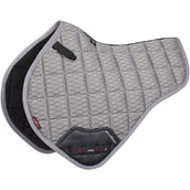 LeMieux Tapis de Selle Carbon Mesh Air Half Square CC Gris LeMieux Tapis de Selle Carbon Mesh Air Half Square CC Gris