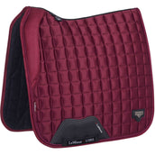 LeMieux Tapis de Selle Loire Memory Satin Square Dressage Mulberry LeMieux Tapis de Selle Loire Memory Satin Square Dressage Mulberry