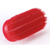 Kerbl Étrille plastique avec dragonne réglable Rouge Kerbl Étrille plastique avec dragonne réglable Rouge