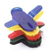 Kerbl Étrille plastique avec dragonne réglable Rouge Kerbl Étrille plastique avec dragonne réglable Rouge