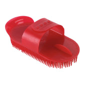 Kerbl Étrille plastique avec dragonne réglable Rouge Kerbl Étrille plastique avec dragonne réglable Rouge