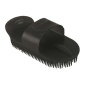 Kerbl Étrille plastique avec dragonne réglable Noir Kerbl Étrille plastique avec dragonne réglable Noir