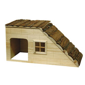 Kerbl Abri à Lapin Nature Plus avec Marche Bois Kerbl Abri à Lapin Nature Plus avec Marche Bois