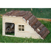 Kerbl Abri à Lapin Nature Plus avec Marche Bois Kerbl Abri à Lapin Nature Plus avec Marche Bois