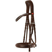 Kieffer Bridon Ultrasoft Sue avec des Cristaux Marron/Gris Clair Kieffer Bridon Ultrasoft Sue avec des Cristaux Marron/Gris Clair