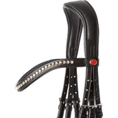 Kieffer Bridon Ultrasoft Sue avec des Cristaux Noir/Blanc Kieffer Bridon Ultrasoft Sue avec des Cristaux Noir/Blanc