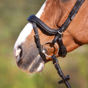 Kieffer Bridon Amy Ultrasoft Suédois avec Boucle et Noseband Noir Kieffer Bridon Amy Ultrasoft Suédois avec Boucle et Noseband Noir