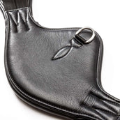 Kavalkade Sangle de Dressage Casper Soft Leather avec Élastique Noir Kavalkade Sangle de Dressage Casper Soft Leather avec Élastique Noir
