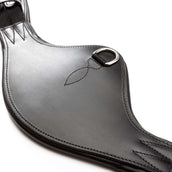 Kavalkade Sangle de Dressage Casper Oiled Leather avec Élastique Noir Kavalkade Sangle de Dressage Casper Oiled Leather avec Élastique Noir