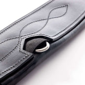Kavalkade Sangle Atlas Oiled Leather avec Élastique Noir Kavalkade Sangle Atlas Oiled Leather avec Élastique Noir