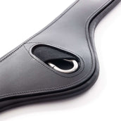 Kavalkade Sangle Atlas Oiled Leather avec Élastique Noir Kavalkade Sangle Atlas Oiled Leather avec Élastique Noir