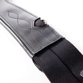 Kavalkade Sangle Atlas Oiled Leather avec Élastique Noir Kavalkade Sangle Atlas Oiled Leather avec Élastique Noir